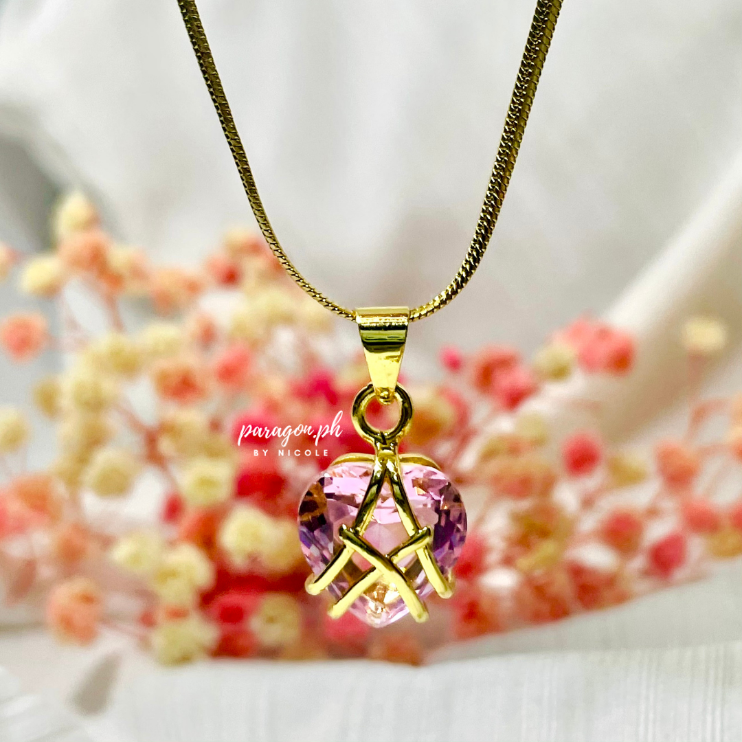New Trend Love Necklace Opal Powder Crystal Castle Necklace For Teenage  Girls Thai Fashion Rose Quartz Heart Choker Opal Jewelry - Necklace -  AliExpress